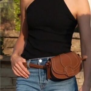 Rachel Zoe Vegan Leather Edessi Crossbody / Belt Bag